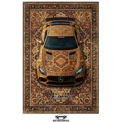 RetroDrive Tapis artistique automobile